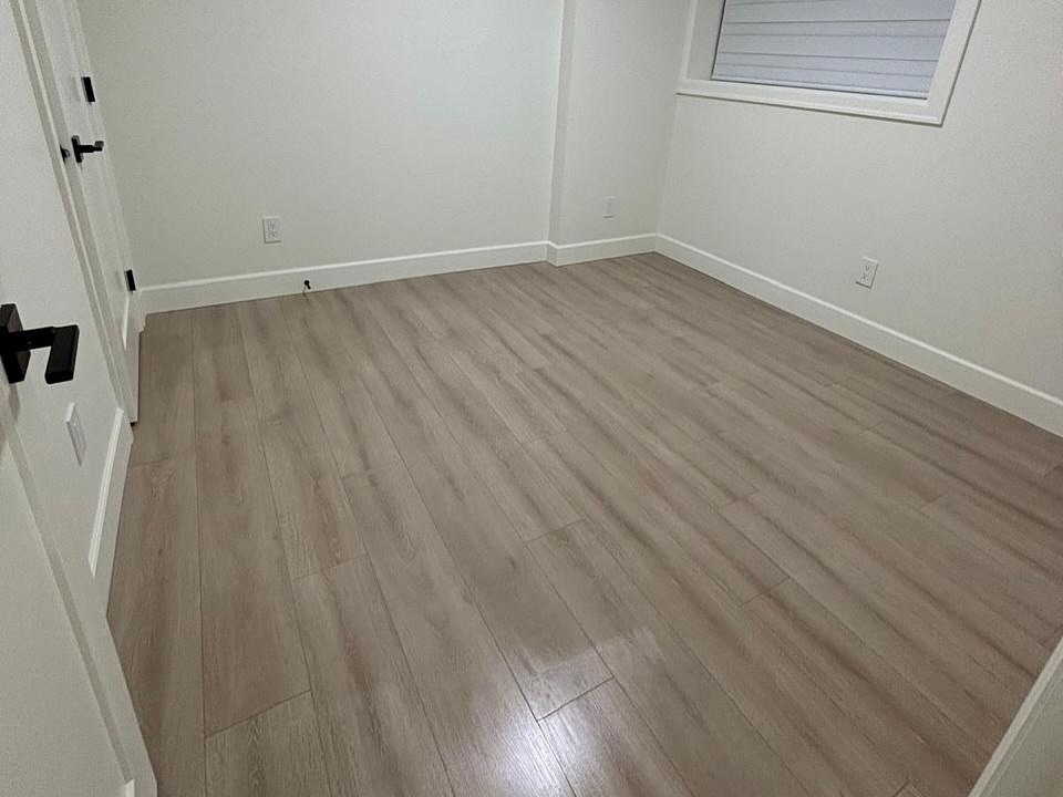 Photos of a shiny floor after cleaning service